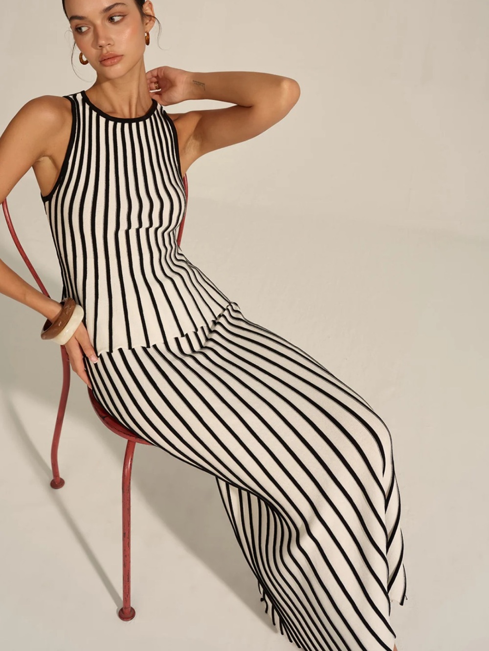 Commense Striped Knit Co-ord Set Size Small NWT - Picture 7 of 13